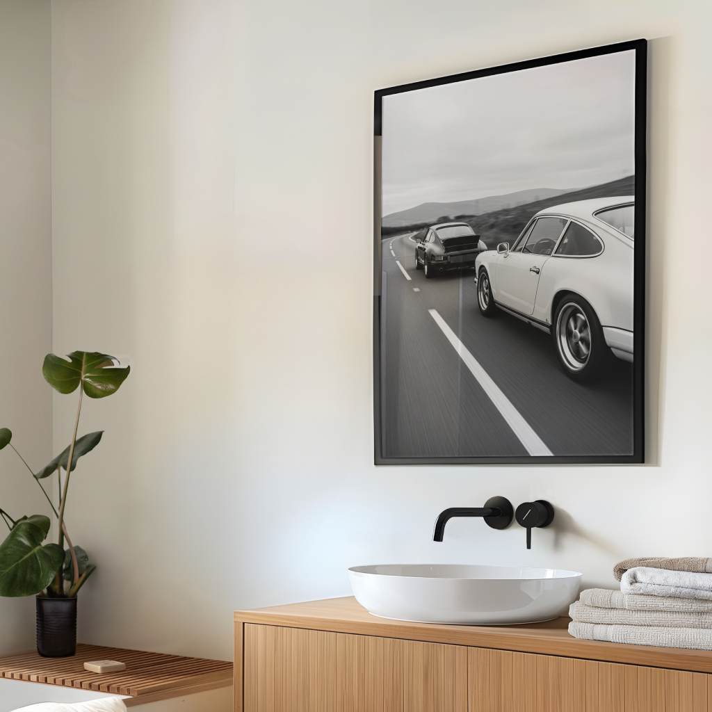 Porsche 911 Race 3 - Poster