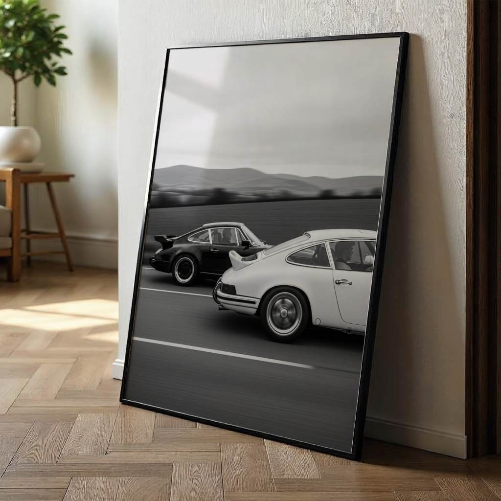 Porsche 911 Race 1 - Poster