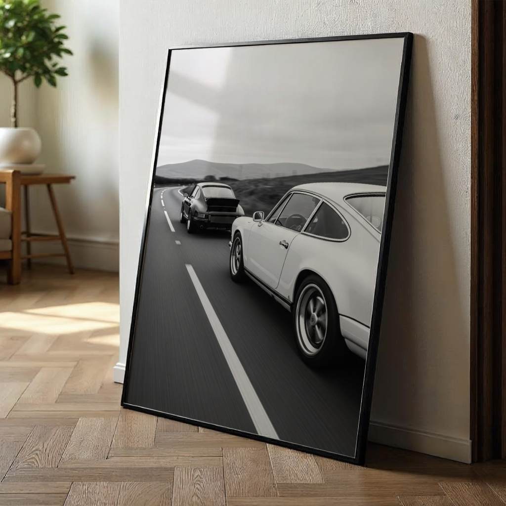 Porsche 911 Race 3 - Poster