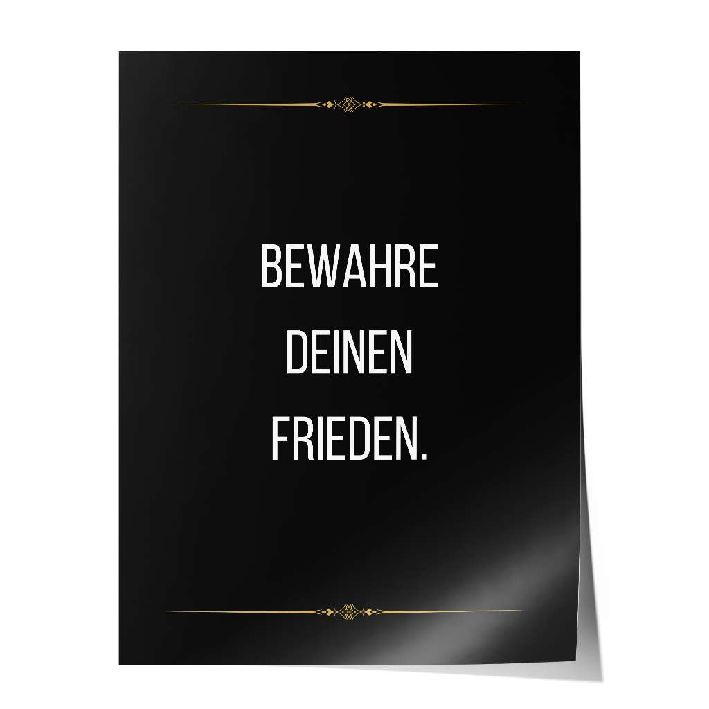 Protect your peace - Poster