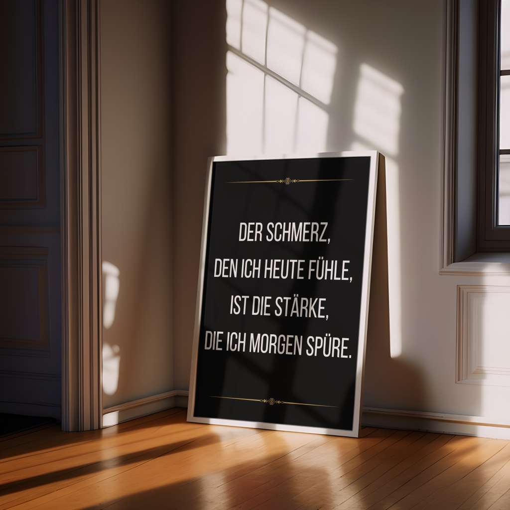 The pain I feel today is the strength I feel tomorrow - Poster