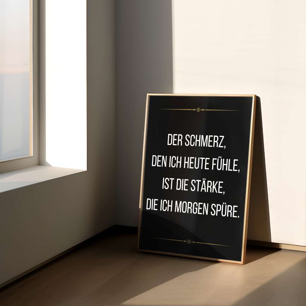 The pain I feel today is the strength I feel tomorrow - Poster