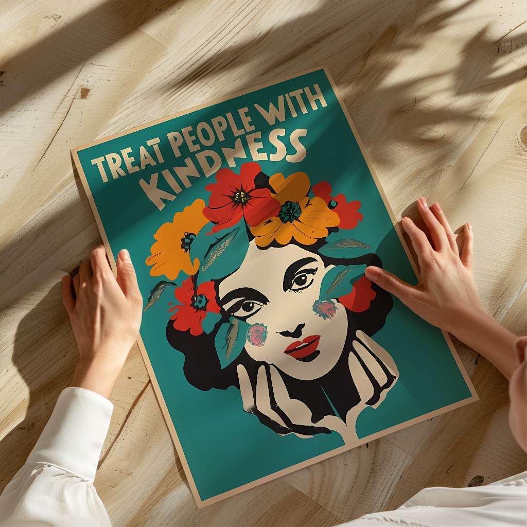 Treat people with kindness 3 - Poster