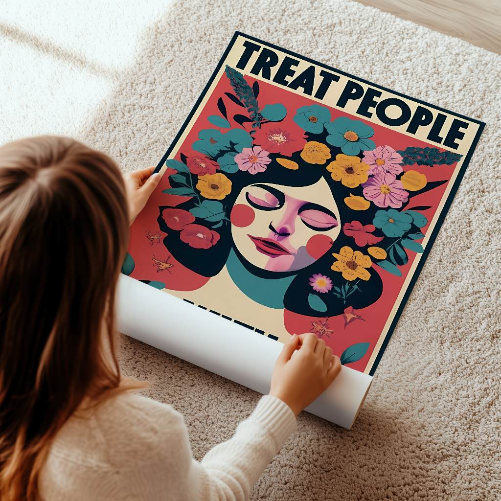 Treat people with kindness 2 - Poster
