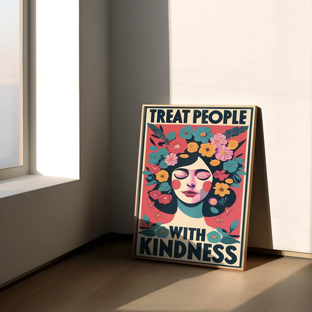 Treat people with kindness 2 - Poster
