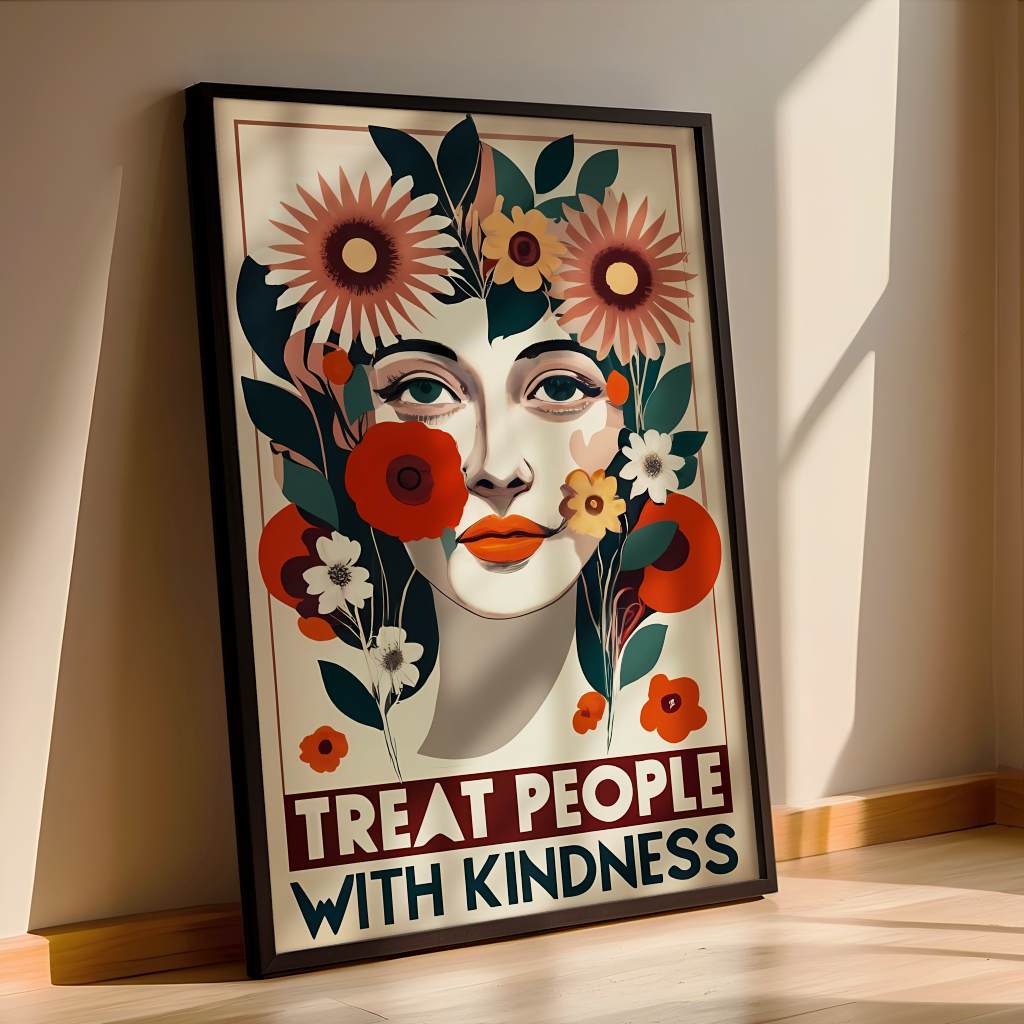 Treat people with kindness 4 - Poster